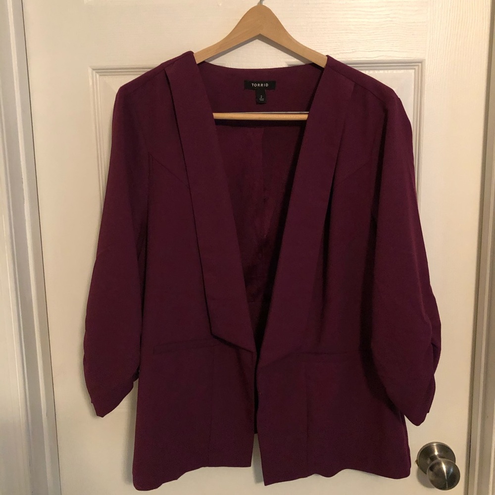 SALE!! Purple Work Blazer Torrid